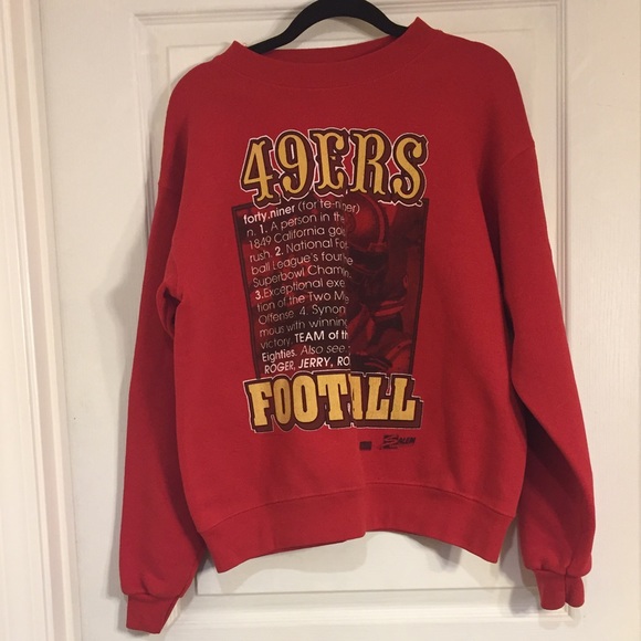 Vintage | 49ers Footfall Sweater Size M - Picture 5 of 8